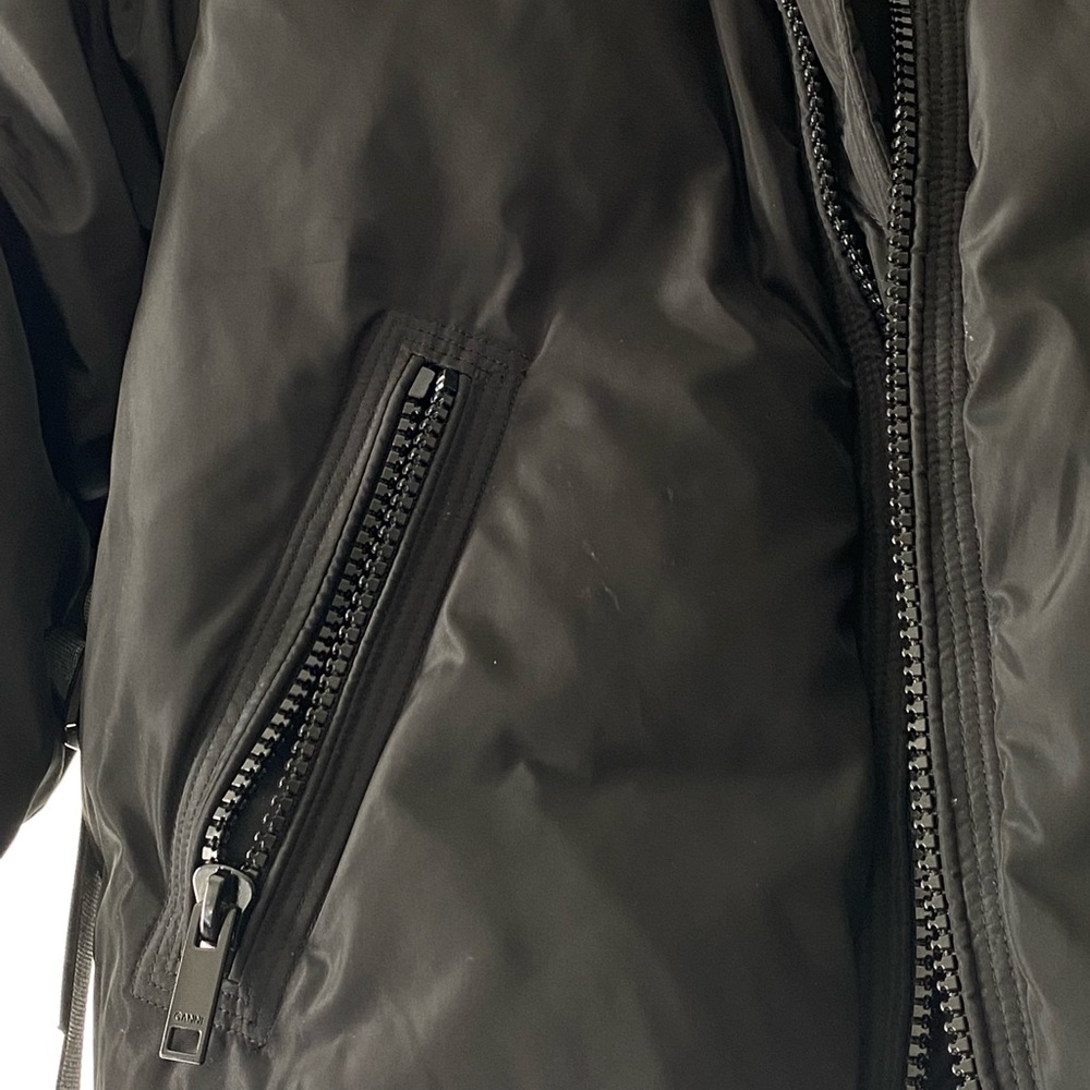 GANNI Cropped Down Tech Puffer Jacket - Picture 3 of 7